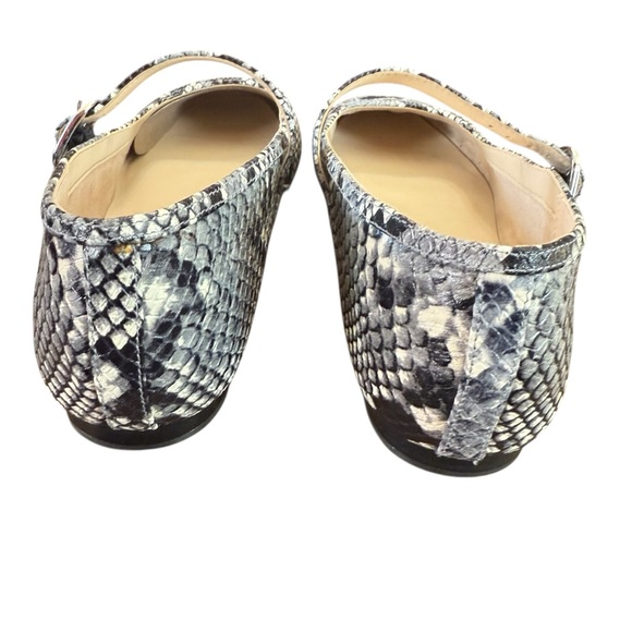 Marc Gisher Garissa Snake Skin Mary Jane Loafer Light Natural Size 9.5 - Picture 4 of 10